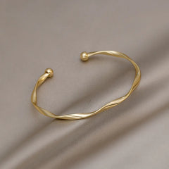 Pulsera Dorado Trenzado