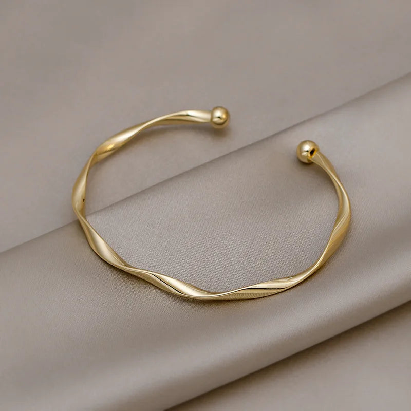 Pulsera Dorado Trenzado