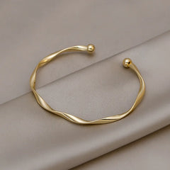 Pulsera Dorado Trenzado