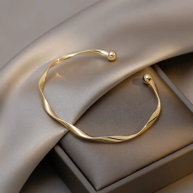 Pulsera Dorado Trenzado