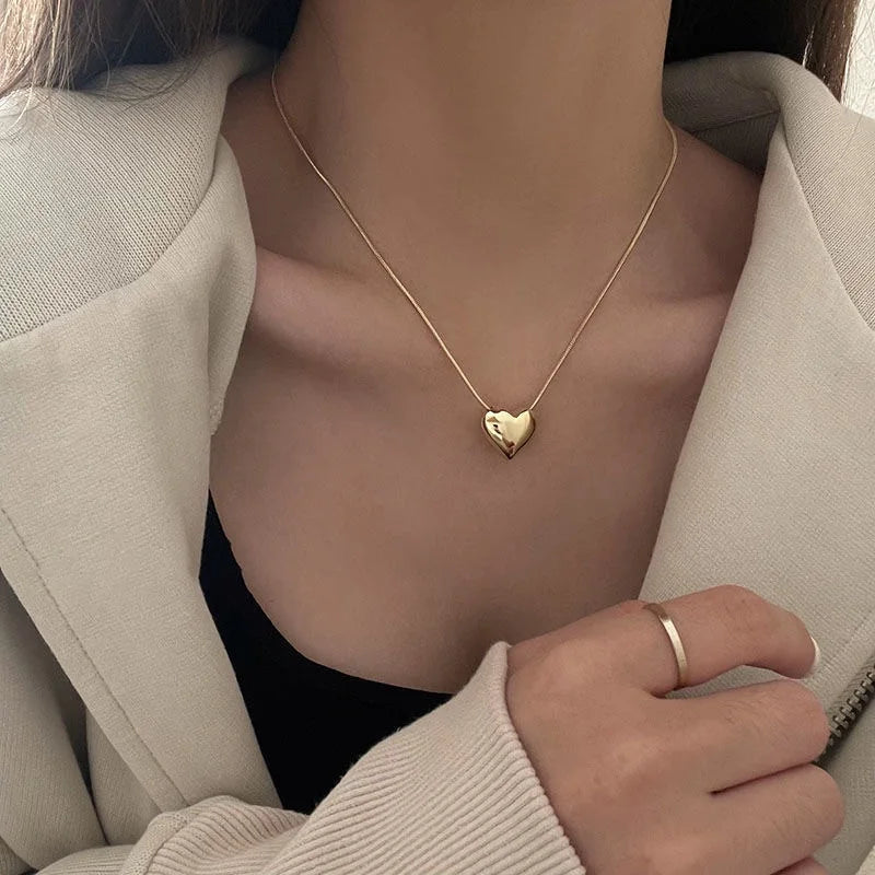 Collar con Colgante de Corazón